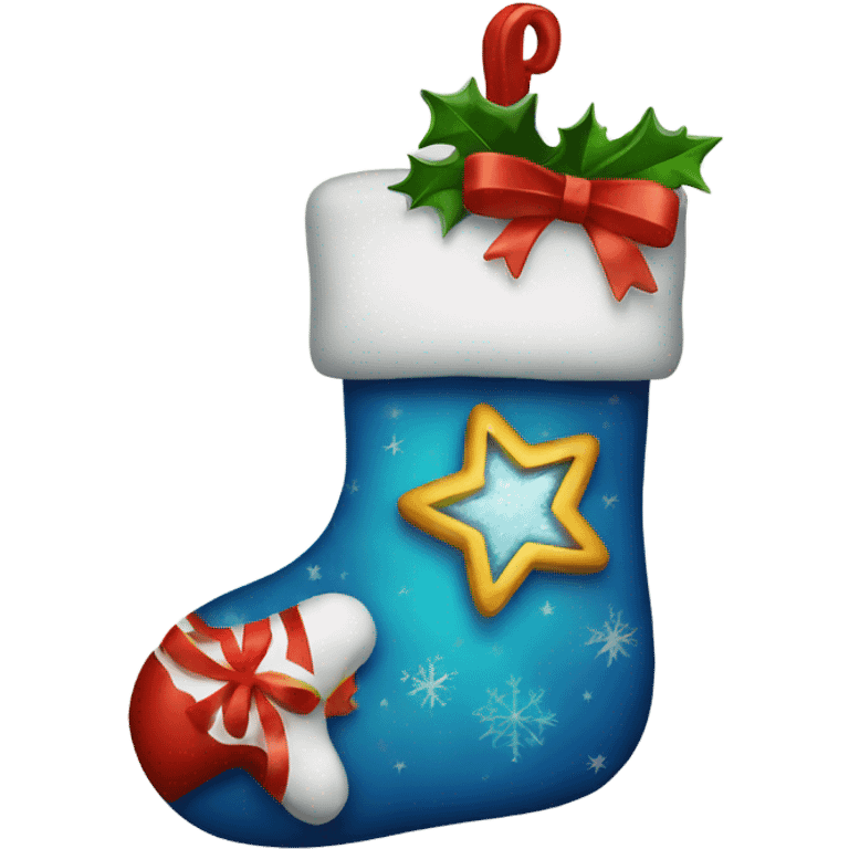 Christmas stocking emoji