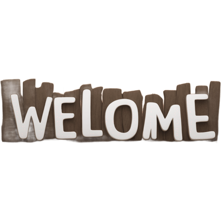 welcome sign emoji