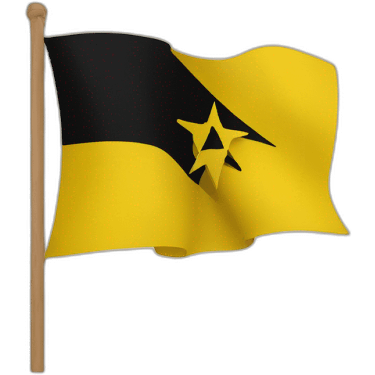 Amazigh flag yellow and black emoji