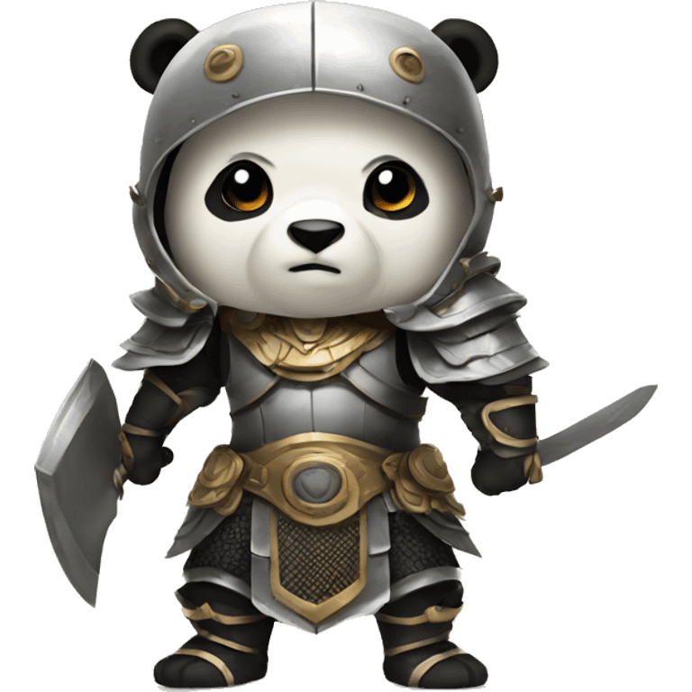 Panda gladiator emoji