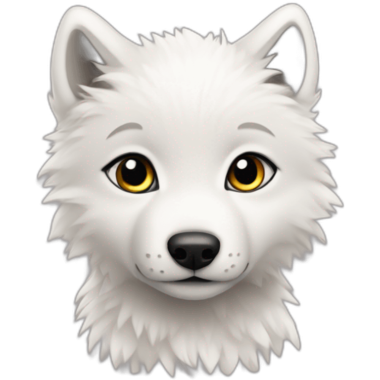 arctic wolf baby emoji