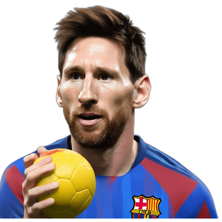 Messi qui mange emoji