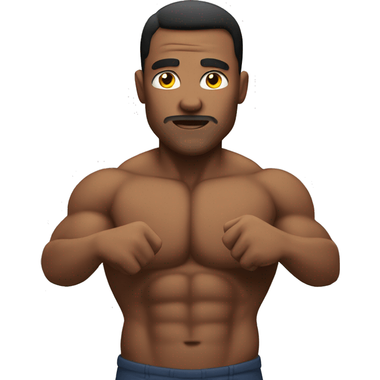 Muscular man emoji