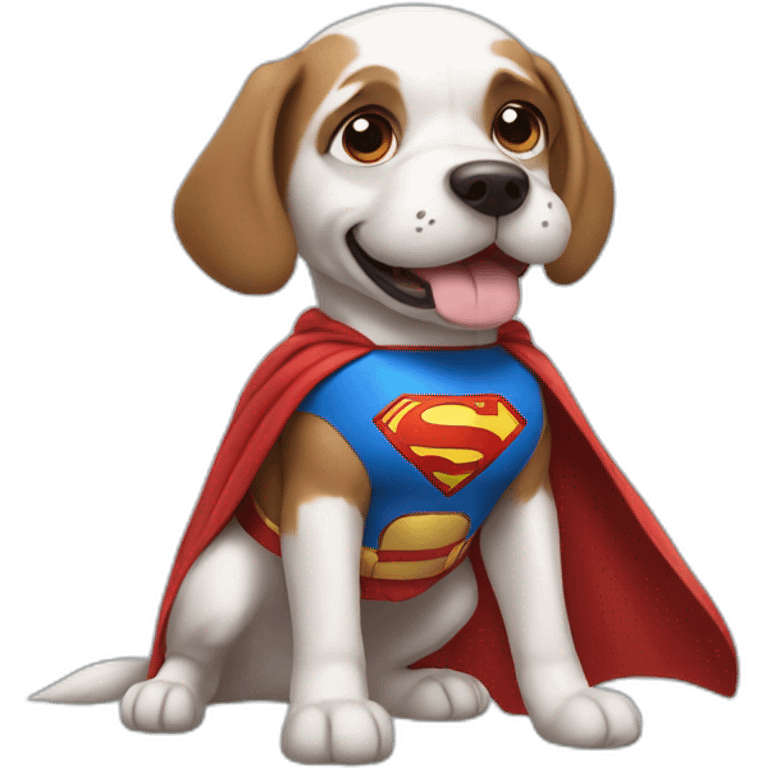 superman dog emoji