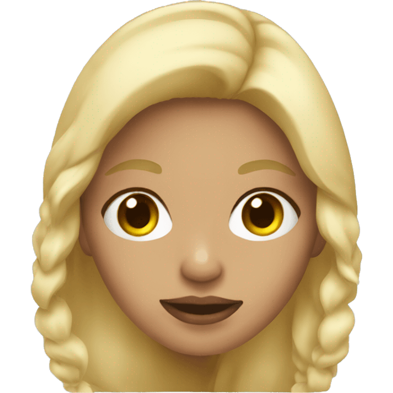 blonde alaska Girl  emoji