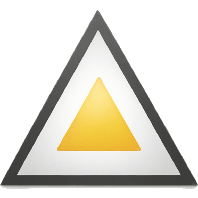 triangle with color #da7c0f emoji