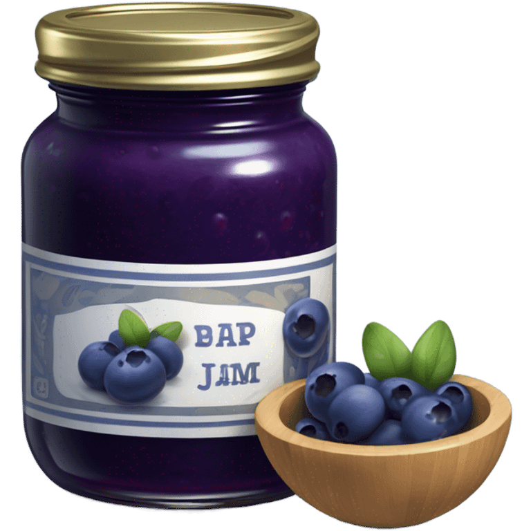 Blueberry jam  emoji