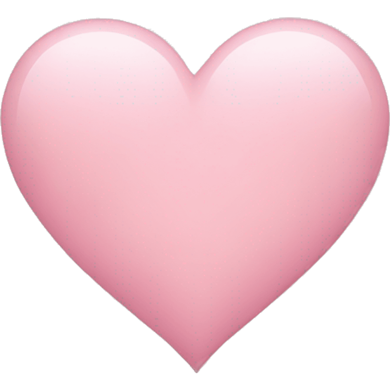 light pink heart emoji