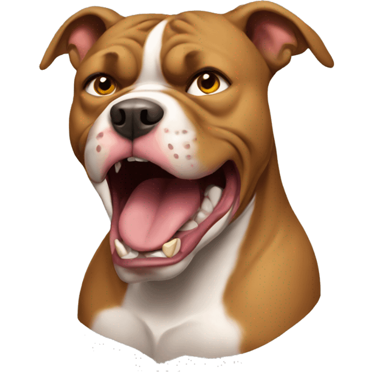 Angry pitbull emoji