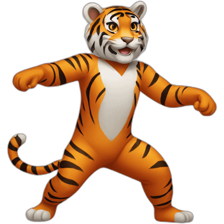 dancing-tiger emoji