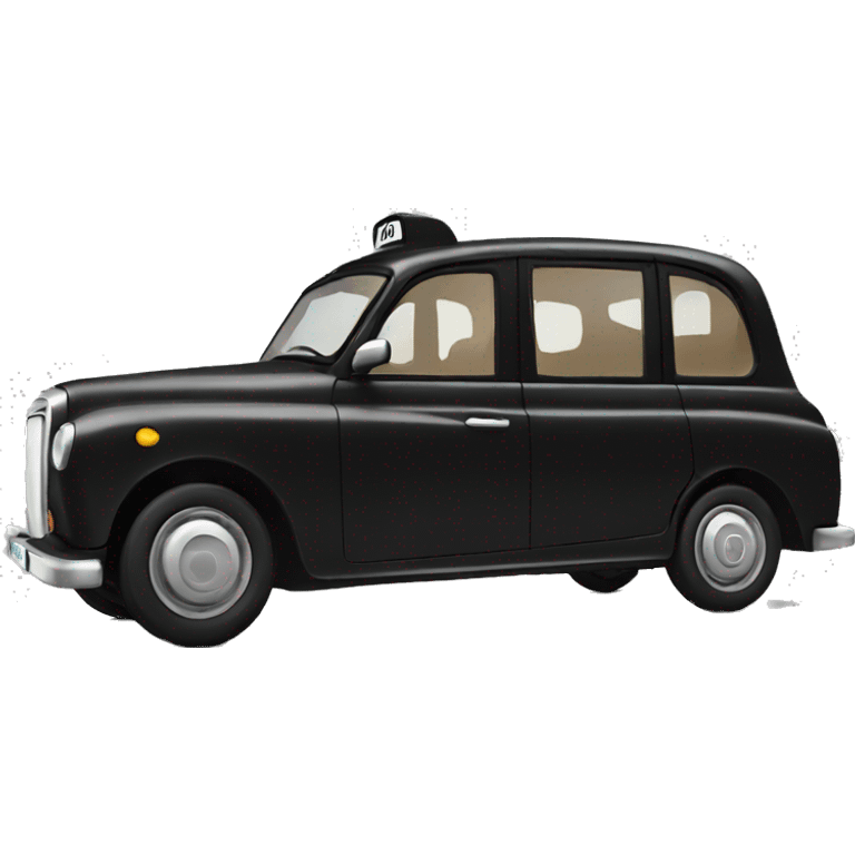 black London taxi emoji