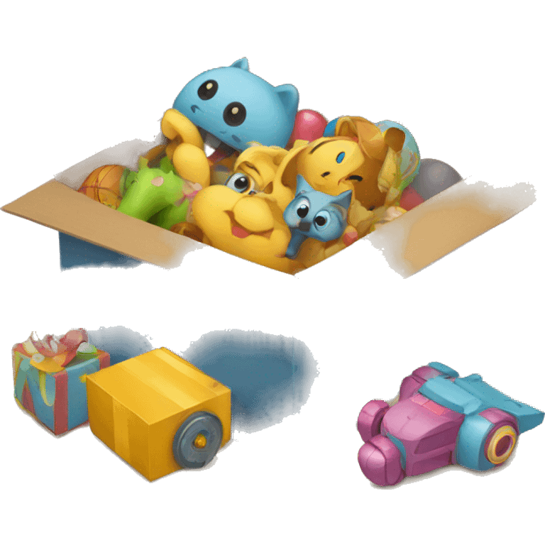 box full of toys emoji