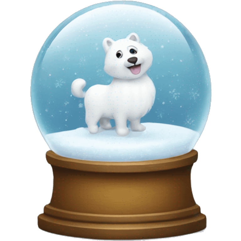 White snow globe  emoji