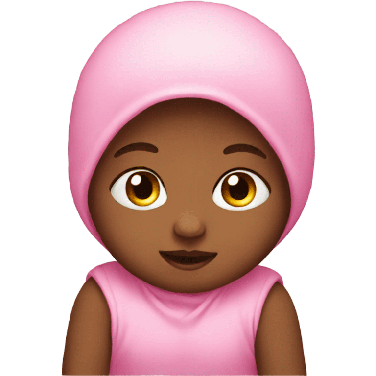 Pink baby  emoji