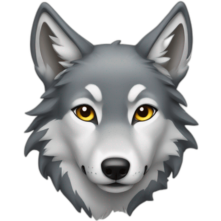 Female wolf  emoji