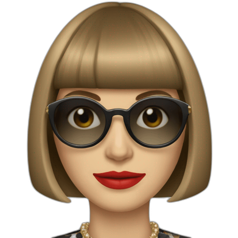 Anna wintour Dart Fener elmet emoji