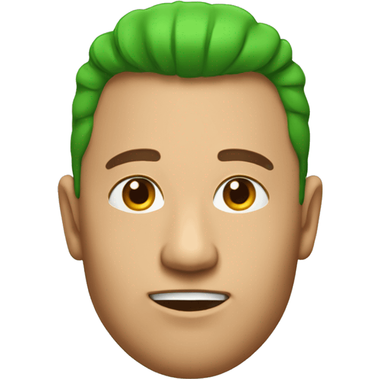 green head red haır  emoji