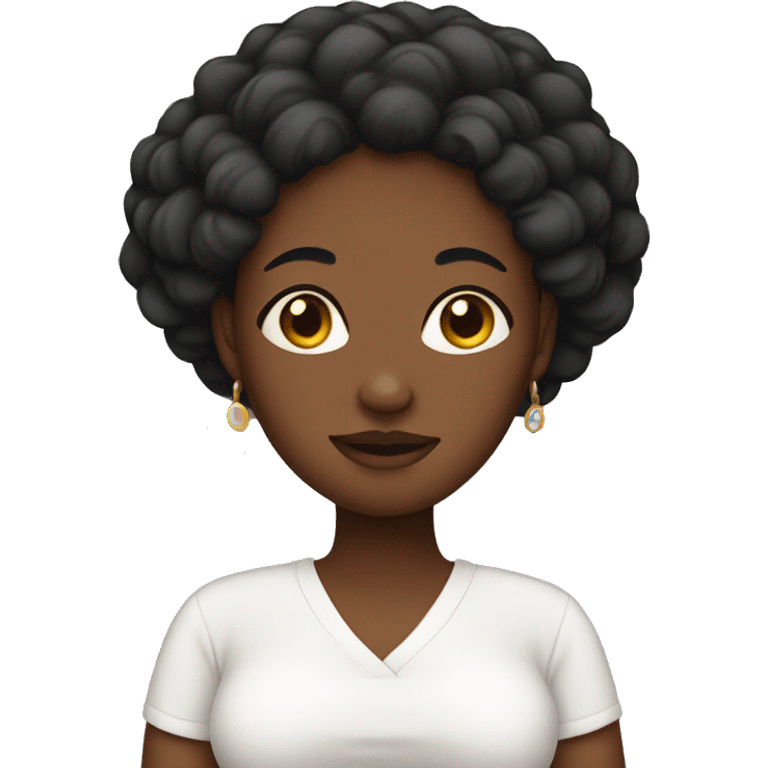 Black pregnant woman emoji