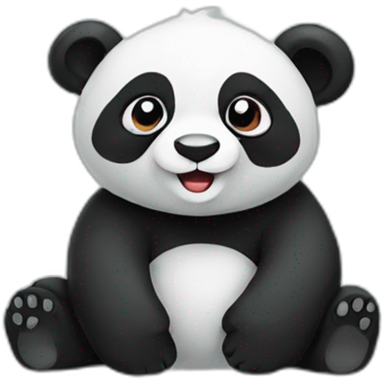 Panda-different colors emoji