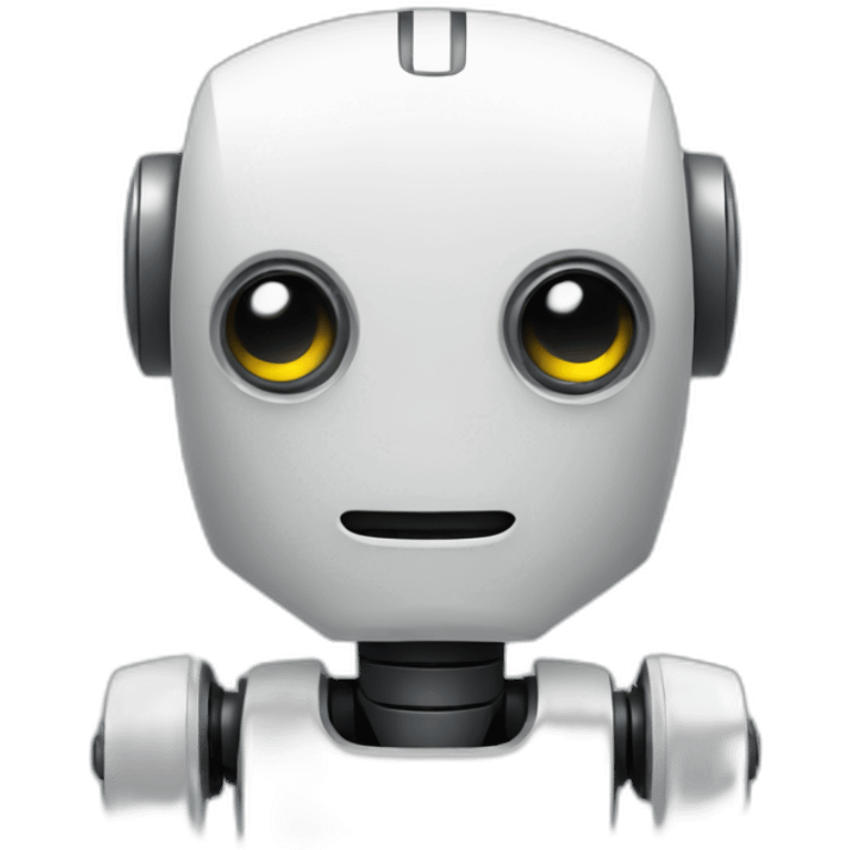 robot with survey emoji