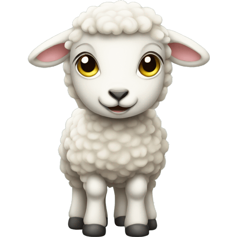 Baby sheep emoji