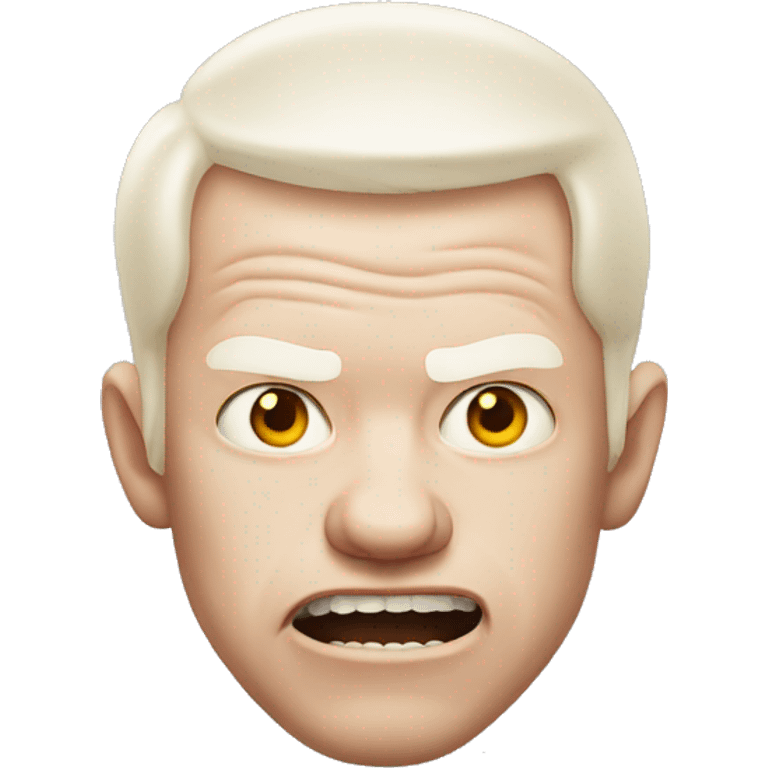 Albino dude being mad emoji