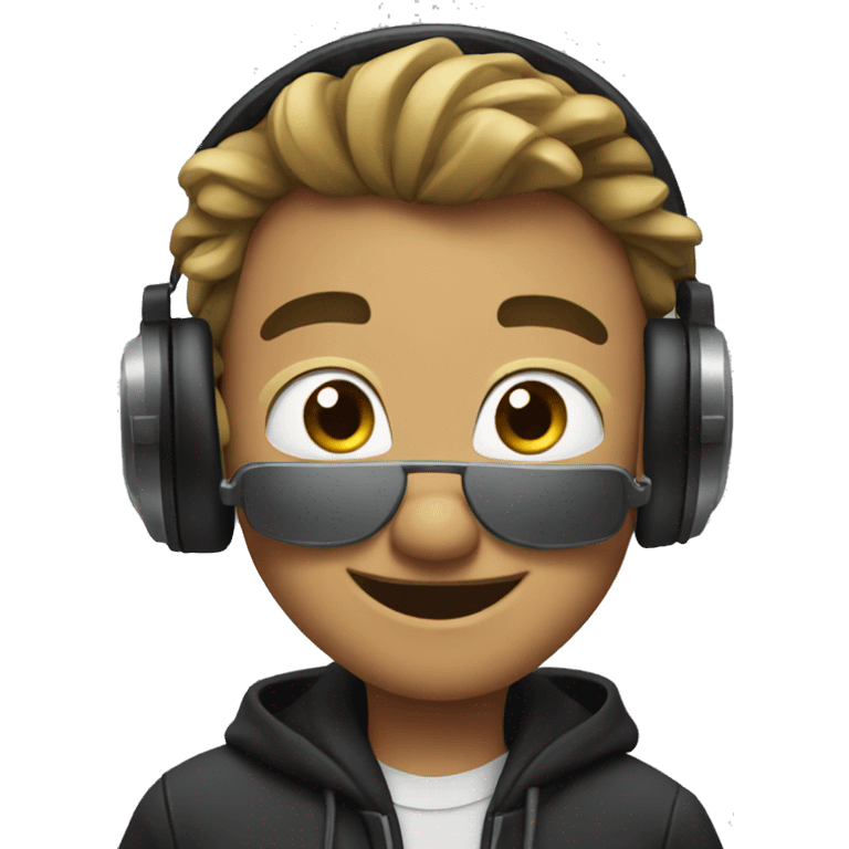 goofy dj emoji