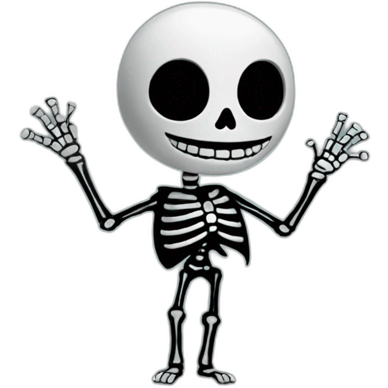 Jack-the-skeleton emoji