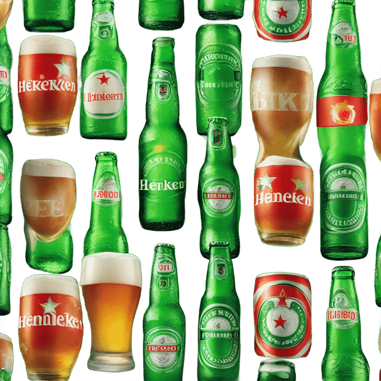 Heineken but remove text emoji