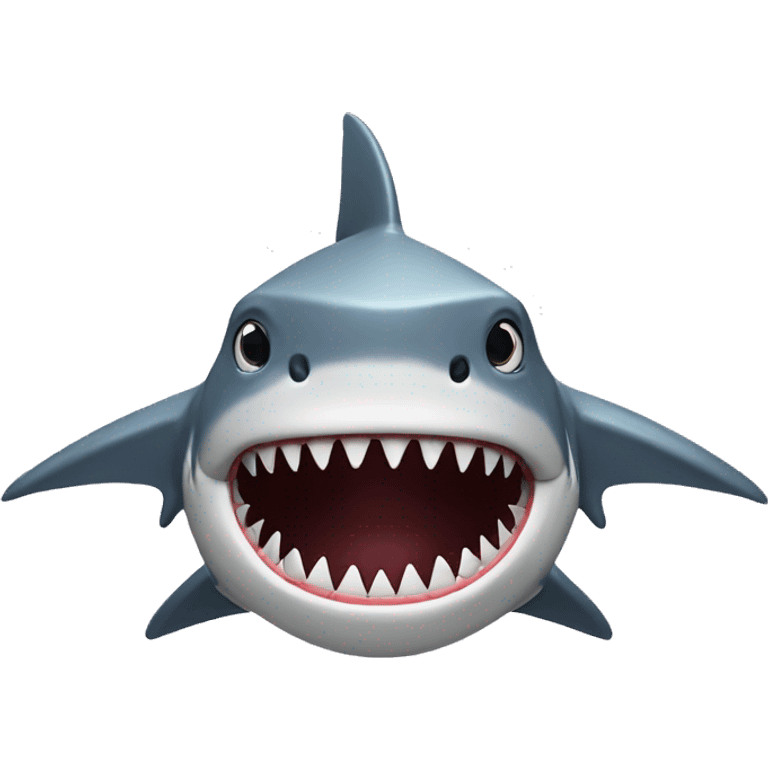 Shark with hands emoji