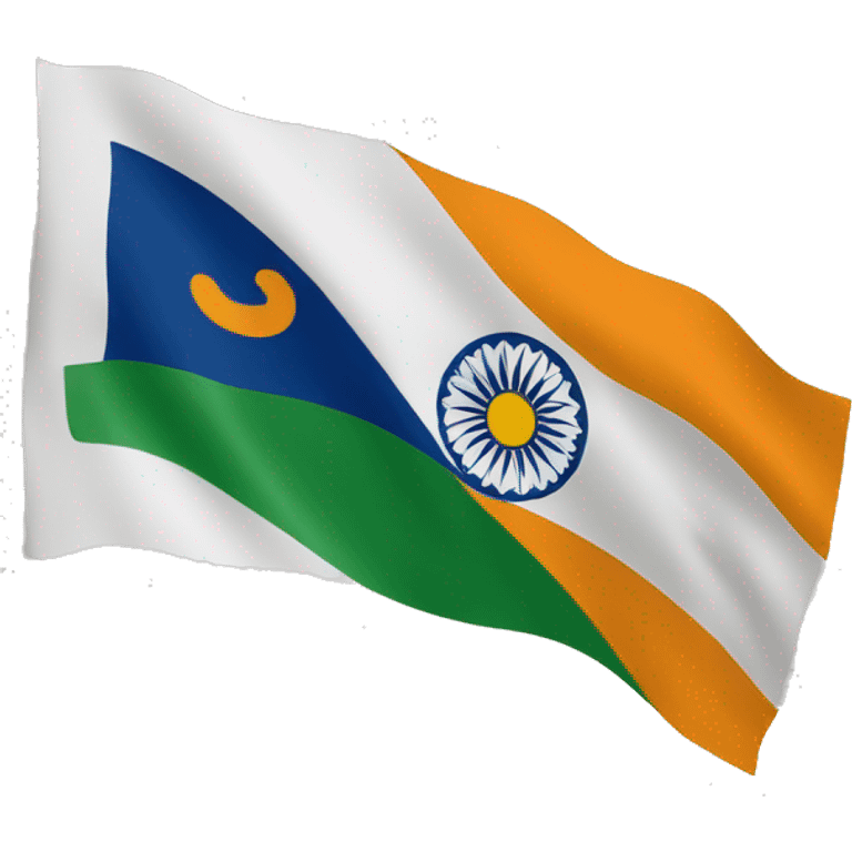 Flag of Uttarakhand State, India emoji