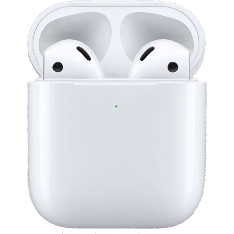 AirPod max white ribbons emoji