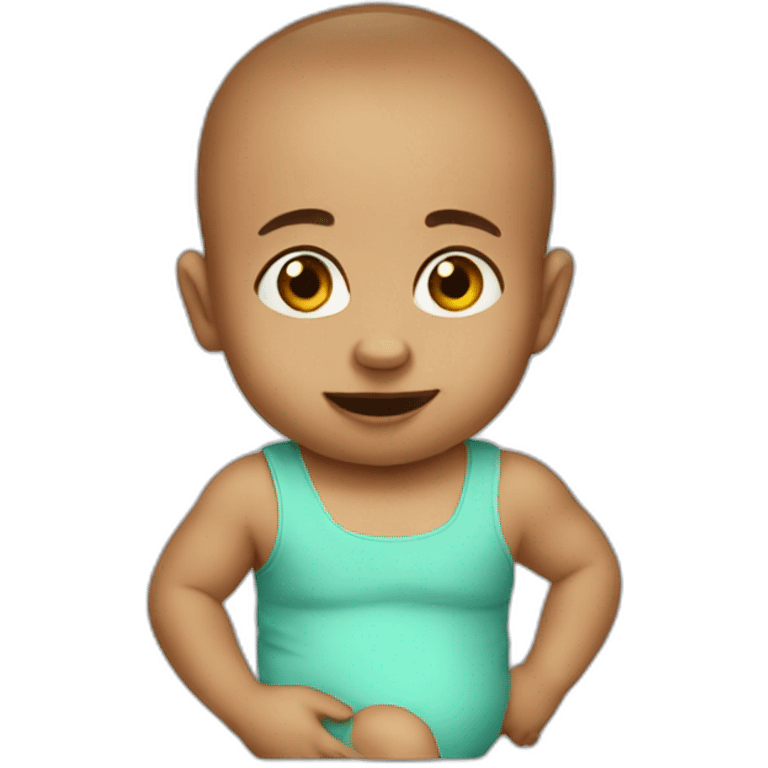 crazy baby emoji