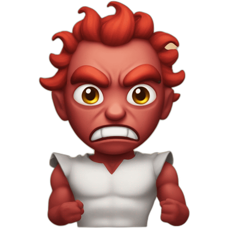 Demon hangry emoji