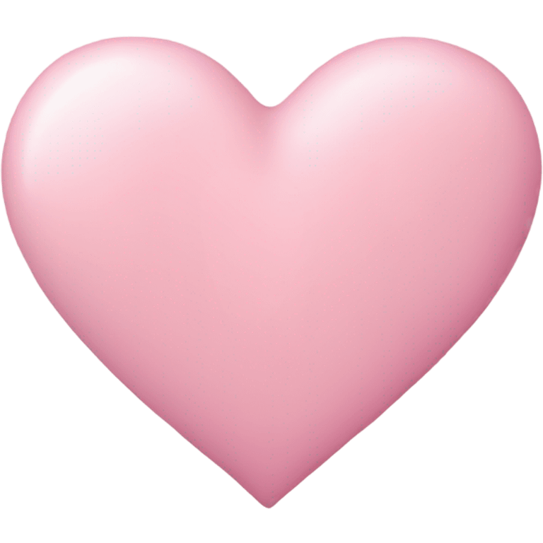 Pastel pink heart emoji