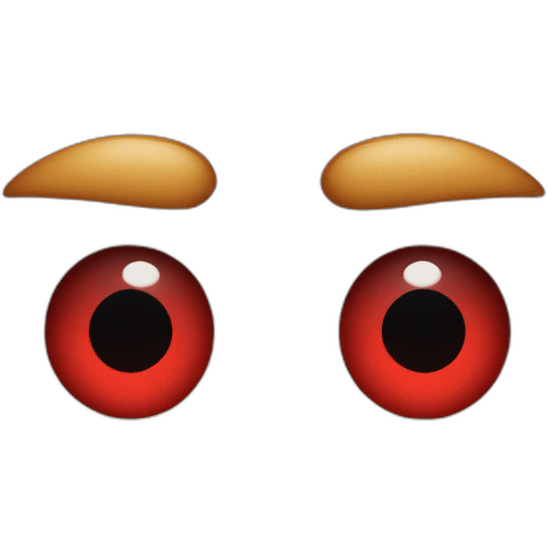 red eyes only emoji