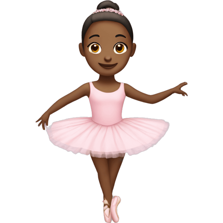 Cute ballerina emoji