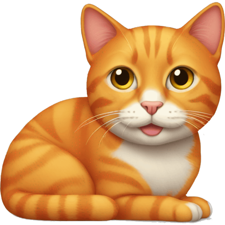 orange cat emoji