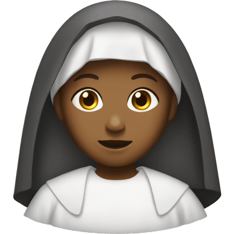 Kid as Mother Mary emoji