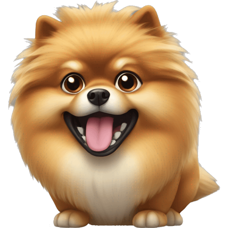 T-Rex Pomeranian emoji