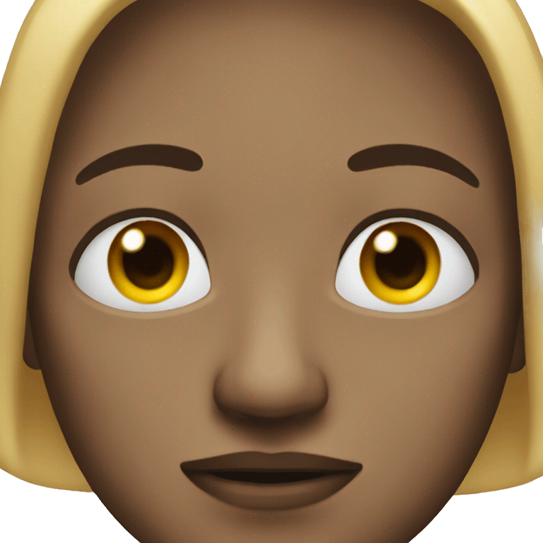 black-eyed person emoji