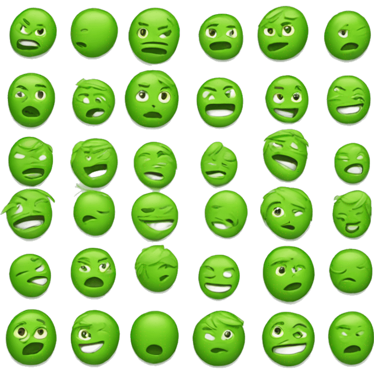 Lime green emoji emoji