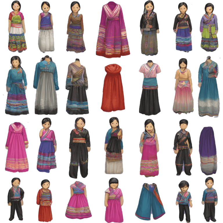 Hmong clothes emoji