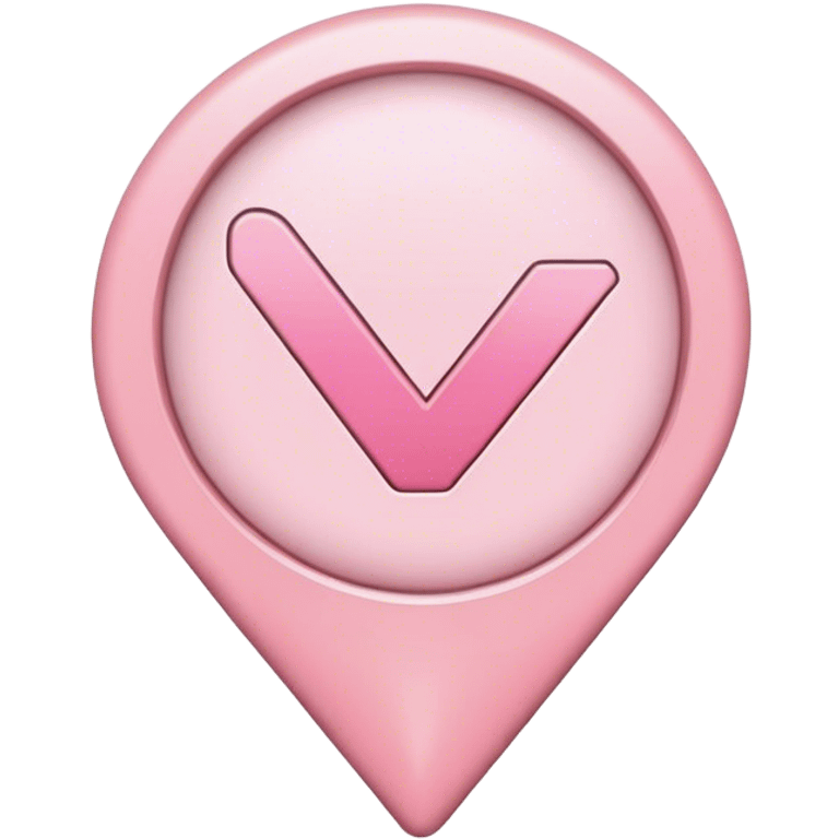 Light pink check mark,tick emoji