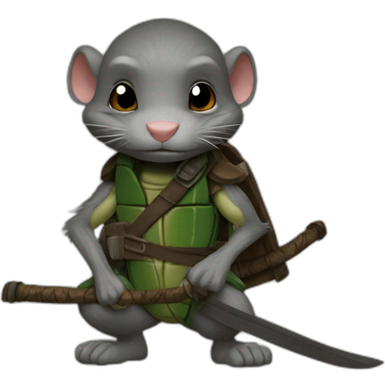 splinter the rat ninja turtles emoji