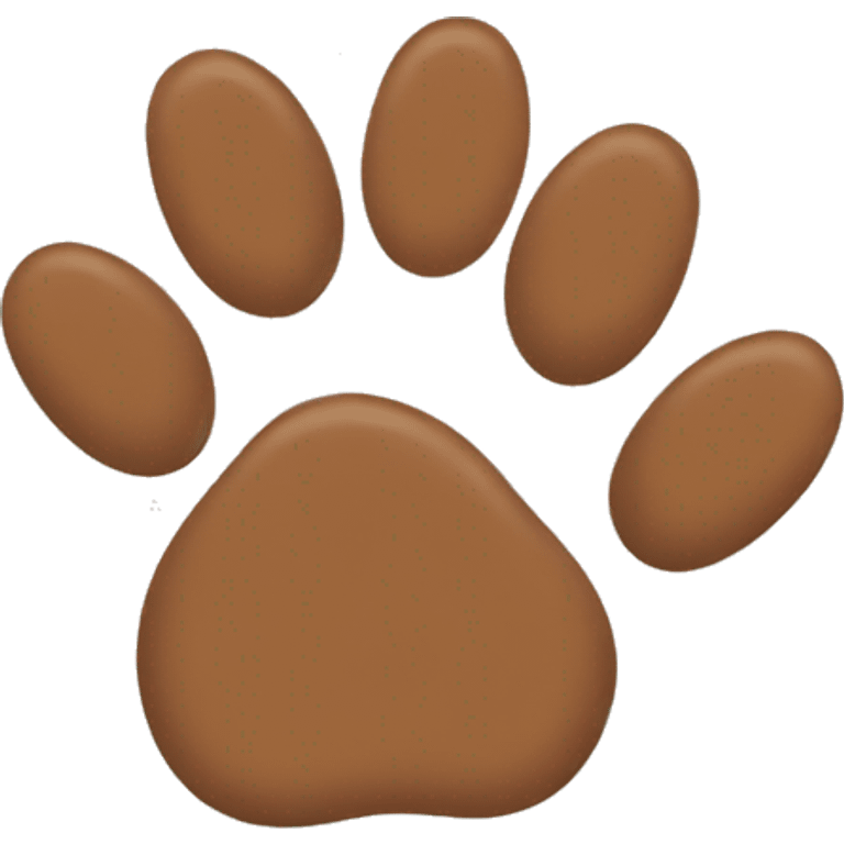 dog's paws
 emoji