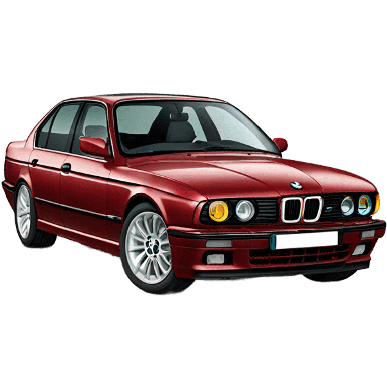 E34 BMW 540i emoji