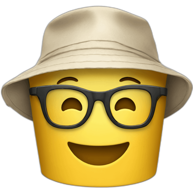 relieved-bucket-hat-glasses-singaporean emoji