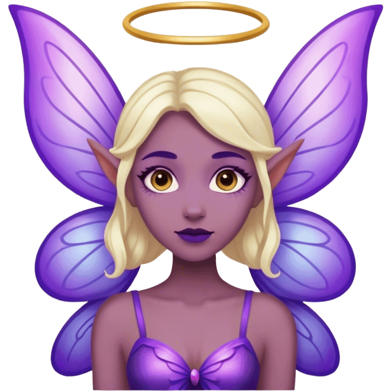 purpleFairy emoji