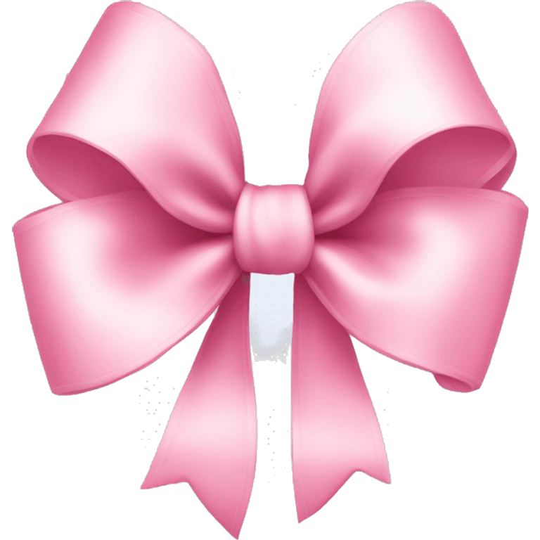 Baby pink bow emoji